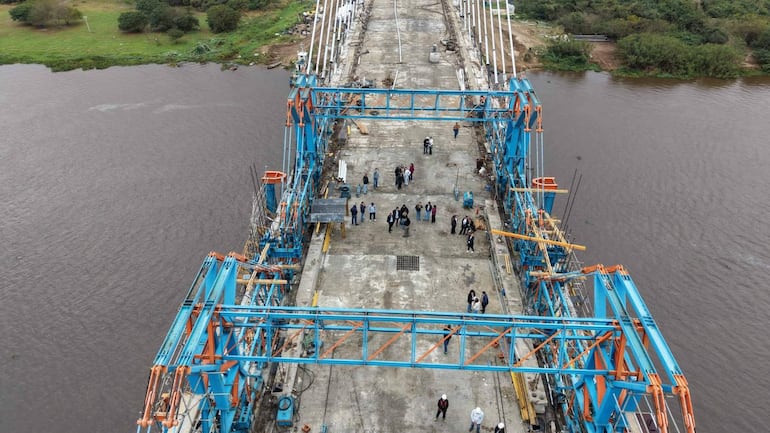 Puente de la bioceanica en el Chaco