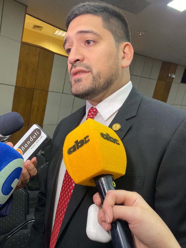 Mauricio Espínola, diputado de Fuerza Republicana.