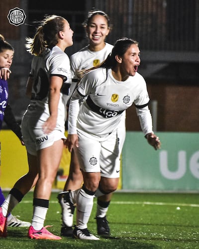 Amada Peralta, goleadora de Olimpia anotó un doblete ante Tacuary