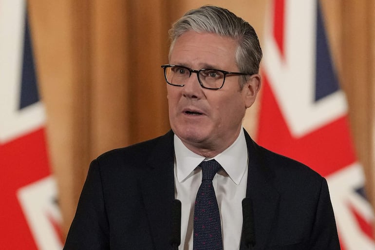 Keir Starmer, primer ministro del Reino Unido.