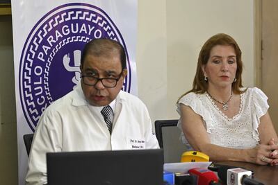 Jorge Rodas, presidente del Círculo Paraguayo de Médicos.