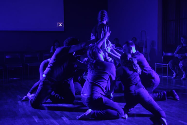 Imagen de una de las obras realizadas por Juan Bürgin a partir de los talleres que dicta en el ICPA.