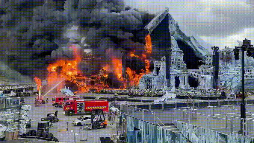 Un incendio ocurrió en la estructura del escenario principal de Tomorrowland, a solo dos días del inicio del festival.