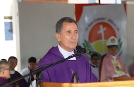 El padre Luis Ignacio Roy Alonzo tuvo a su cargo la homilía durante la misa dominical celebrada en Caacupé.