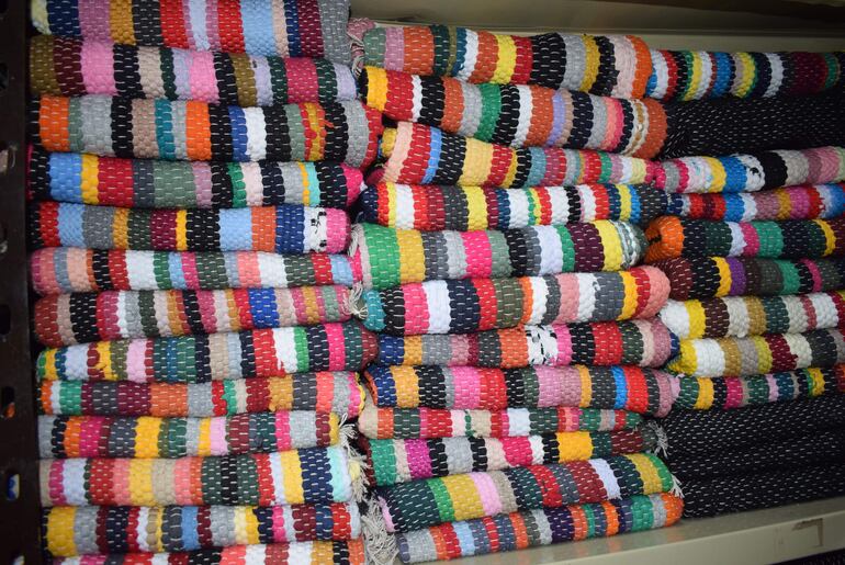 La colcha de trapo, cuyas técnicas también fueron declaradas Patrimonio Cultural Intangible.