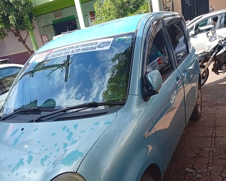En este coche era trasportado el mercurio, sin las documentaciones debidas.