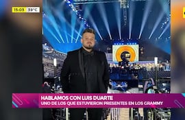 Luis Duarte representó a Tierra Adentro en los Grammy.