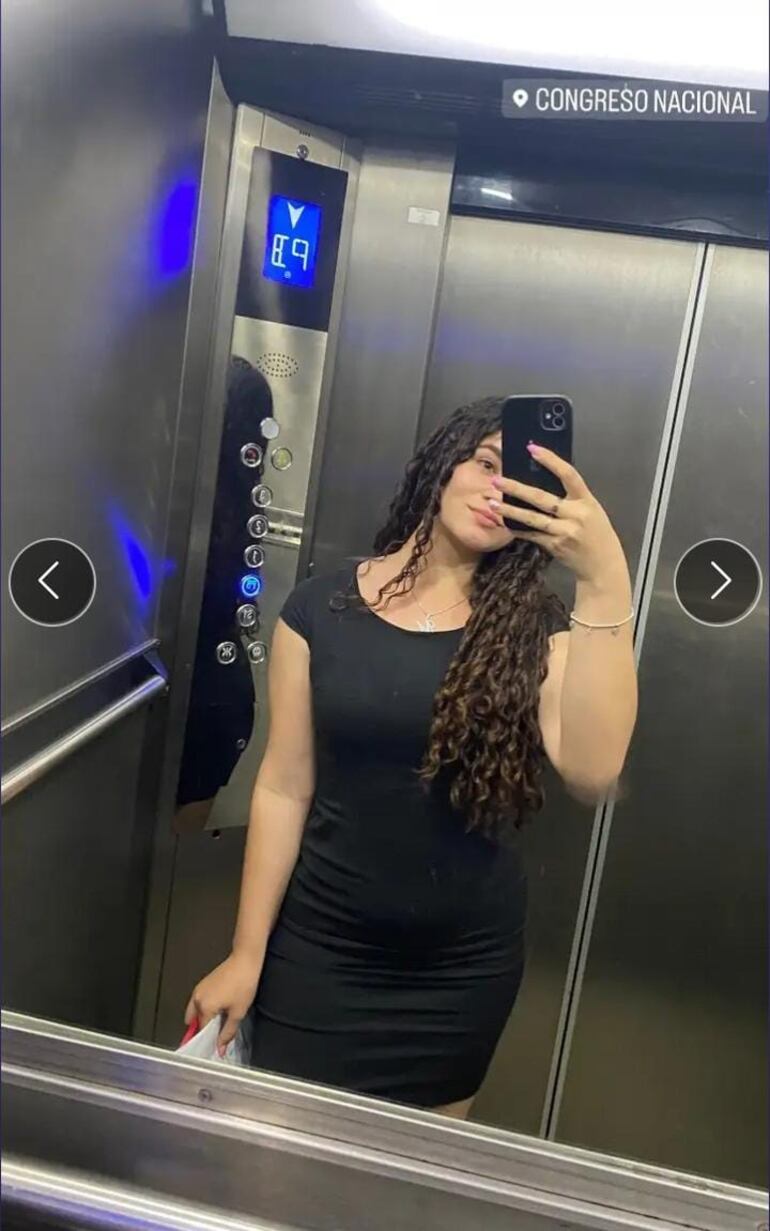 Liz Marina Zaracho, funcionaria de la Cámara de Diputados, sin título, gana casi G. 5 millones al mes.