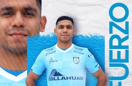 Con esta imagen, el volante Marcos Gómez fue oficializado como nueva incorporación del Deportes Iquique de Chile.