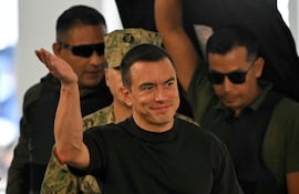 El presidente de Ecuador, Daniel Noboa, cumple este domingo el primer año de su nuevo mandato.