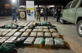 En Ñeembucú incautan gran cantidad de marihuana.