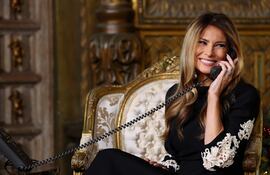 La primera dama de EE.UU. Melania Trump está feliz contando los días para el estreno de su película documental. (Tasos Katopodis/Getty Images/AFP)