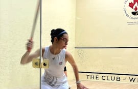 Fiorella Gatti (18 años) registró un histórico puesto en el Mundial de Squash Junior en Canadá.