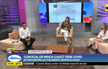 Concejal de Minga Guazú dio positivo al COVID-19