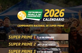 Detalles del calendario 2026 del Super Prime.