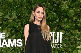 La icónica actriz estadounidense Angelina Jolie llegando a la 34ª edición anual de los Gotham Film Awards en Cipriani Wall Street en Nueva York.