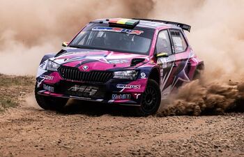 Marco Bulacia (Škoda Fabia Rally2 Evo) se adjudicó hoy el primer “scratch” del rally de su país.