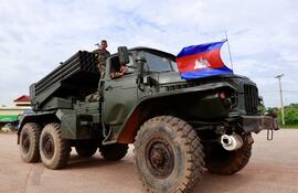 Camión militar de Camboya.
