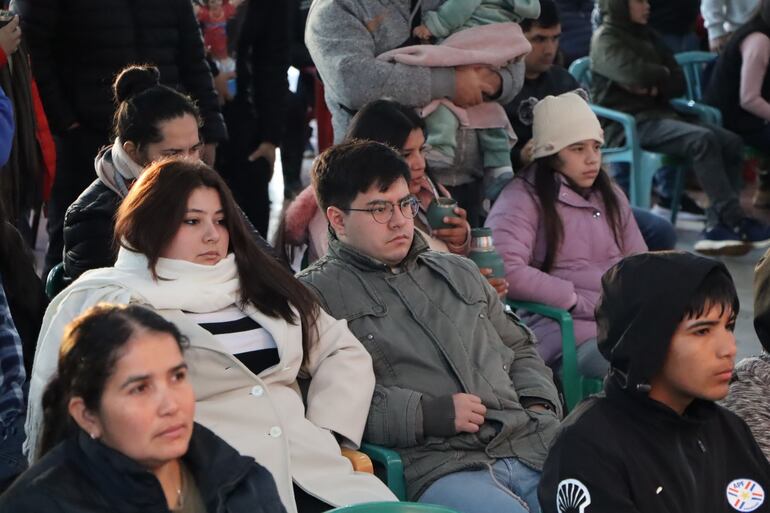 Como cada domingo la basílica estuvo repleta de feligreses.