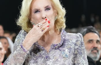 La icónica Mirtha Legrand anoche recibió su Martín Fierro número 35.