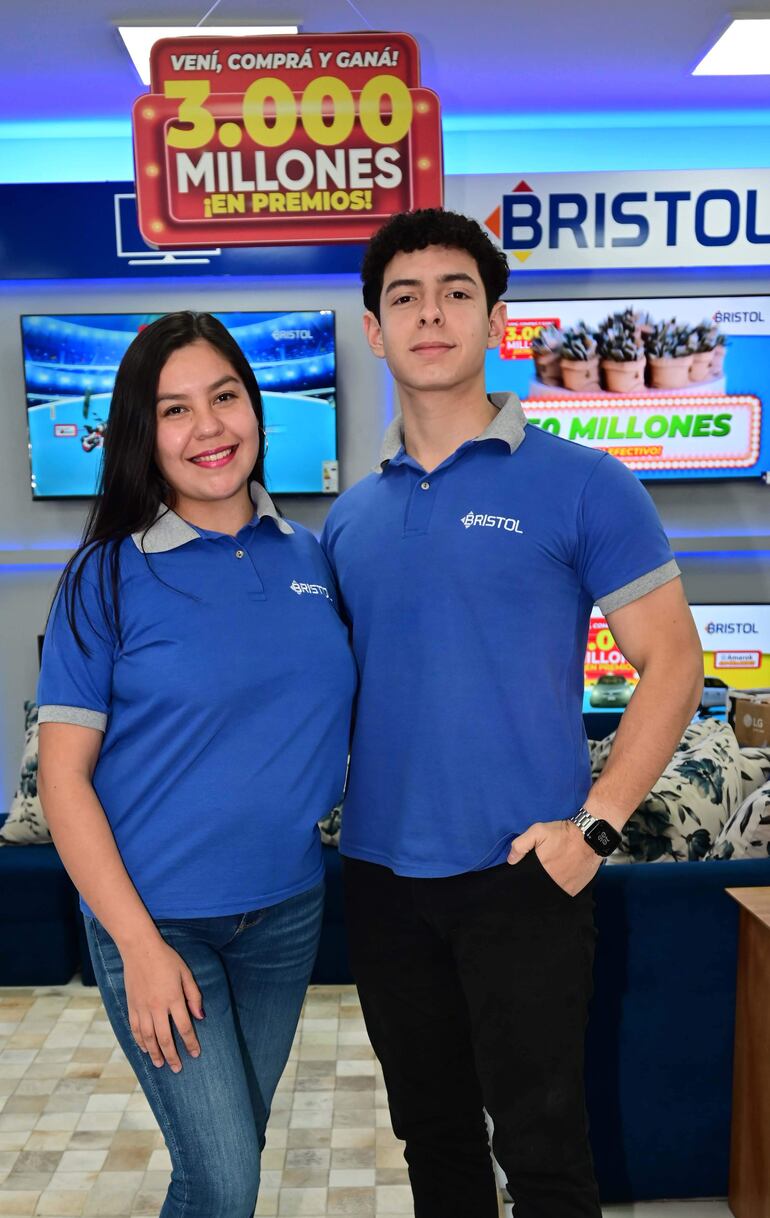 Monserrat López y Matías Brítez.