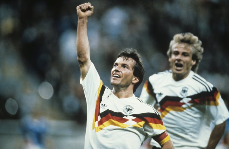 Lothar Matthäus, campeón del mundo con Alemania en 1990.