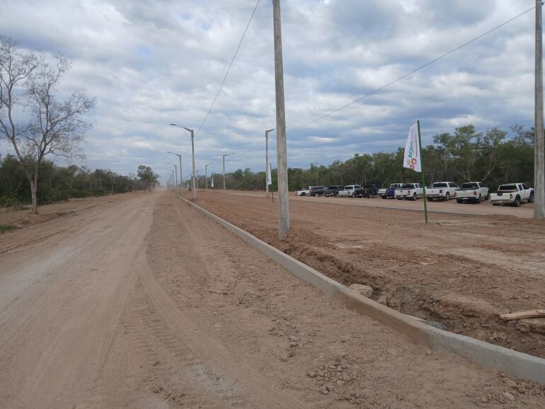 Futuro centro urbanístico poblacional de la lejana Agua Dulce de Santa María.