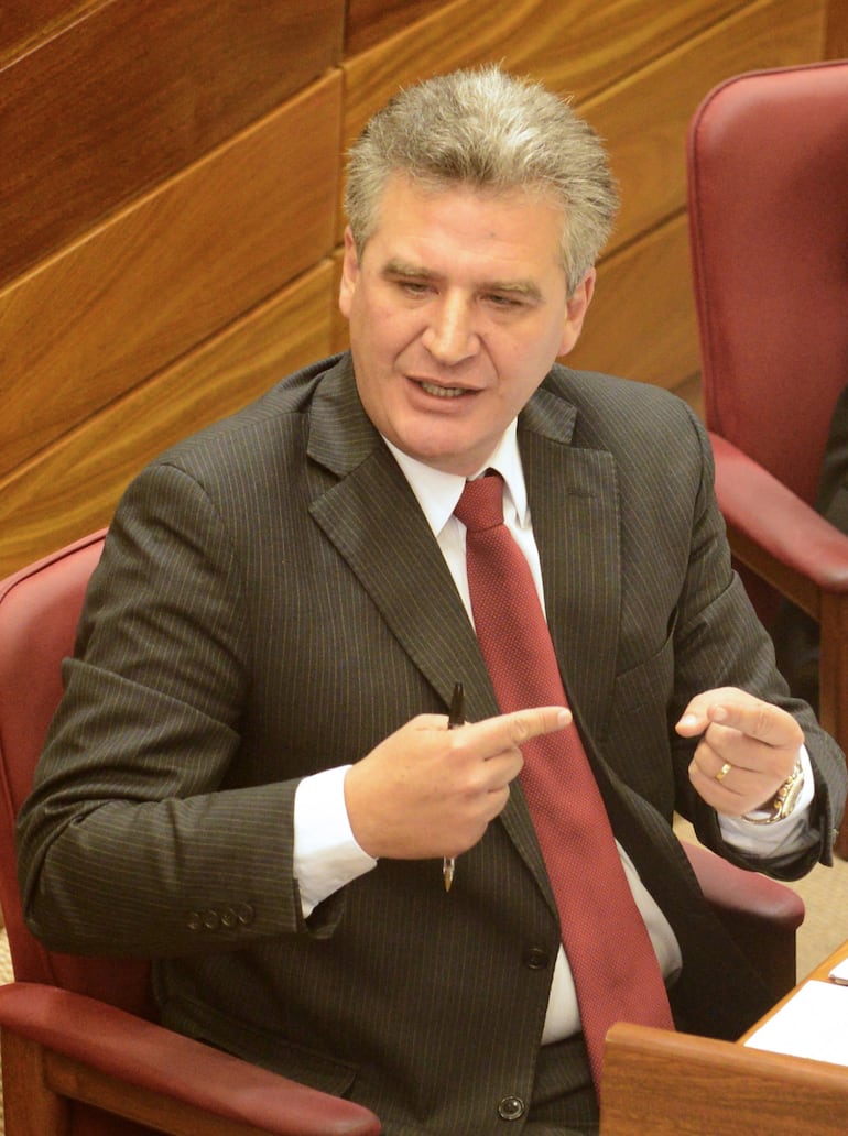 El senador Enrique Bacchetta (ANR)