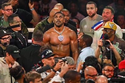 Anthony Joshua, boxeador británico de origen nigeriano.