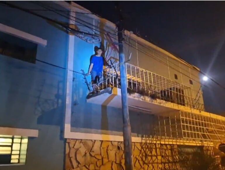 Video: así “rescataron” a un presunto ladrón