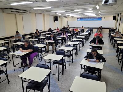 Examen de Derecho Penal de la Escuela Judicial, para los edictos 1 al 8 de 2023. El 95% de los postulantes quedó aplazado y a la vez eliminado del concurso.
