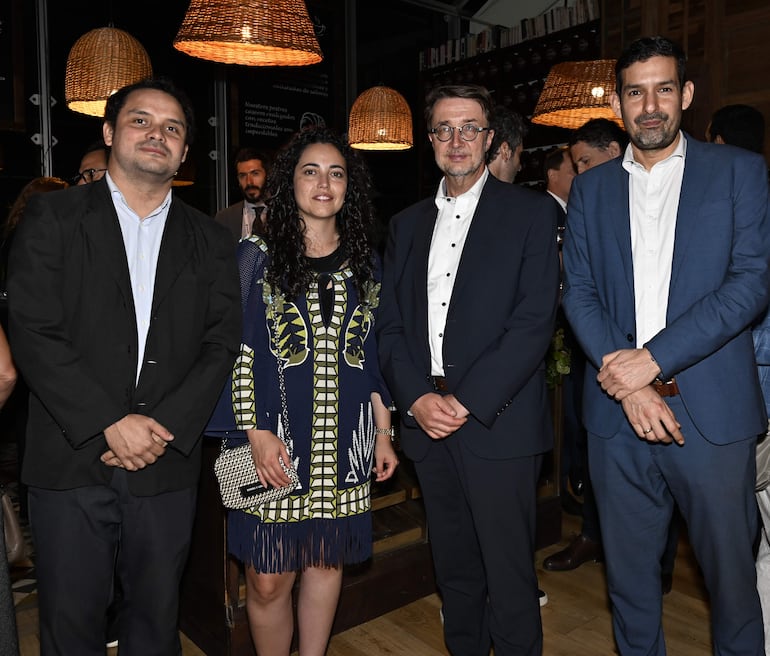 Diego Rubenstein, Natalia Claveria, Casten Kilian y Camilo Varas. 