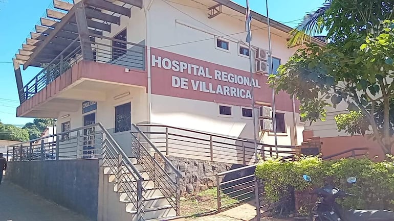 Fachada del Hospital Regional de Villarrica.
