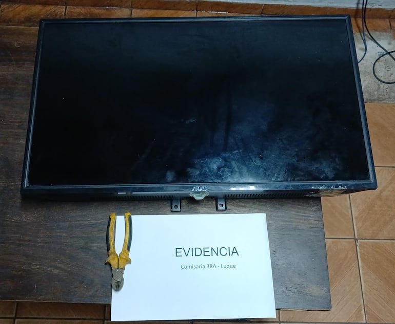 Los objetos robados fueron recuperados por la Policía.