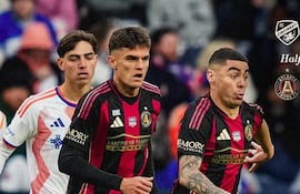 Miguel Ángel Almirón Rejala (32 años), en acción durante el partido entre Atlanta United y FC Cincinnati.