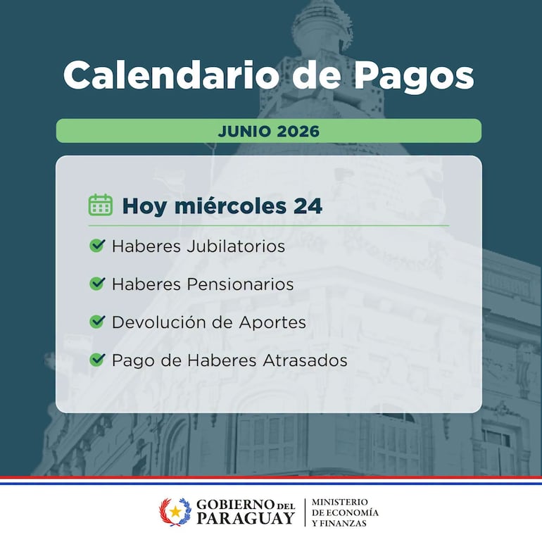 MEF - Pago de haberes
