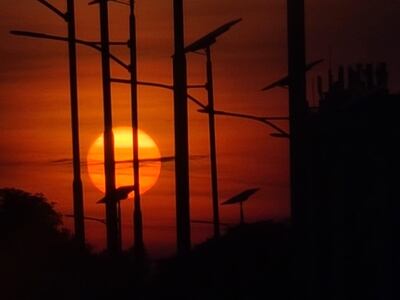 Amanecer en Asunción.