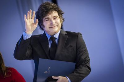 Imagen de archivo del presidente de Argentina, Javier Milei.