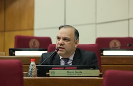 Mario Varela, senador colorado disidente aliado del cartismo. Foto: Prensa Senado.