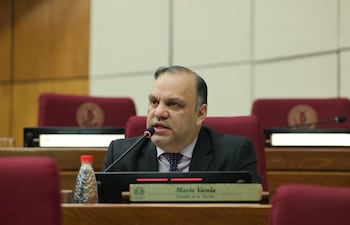 Mario Varela, senador colorado disidente aliado del cartismo. Foto: Prensa Senado.