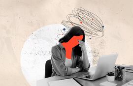 Concepto de burnout.