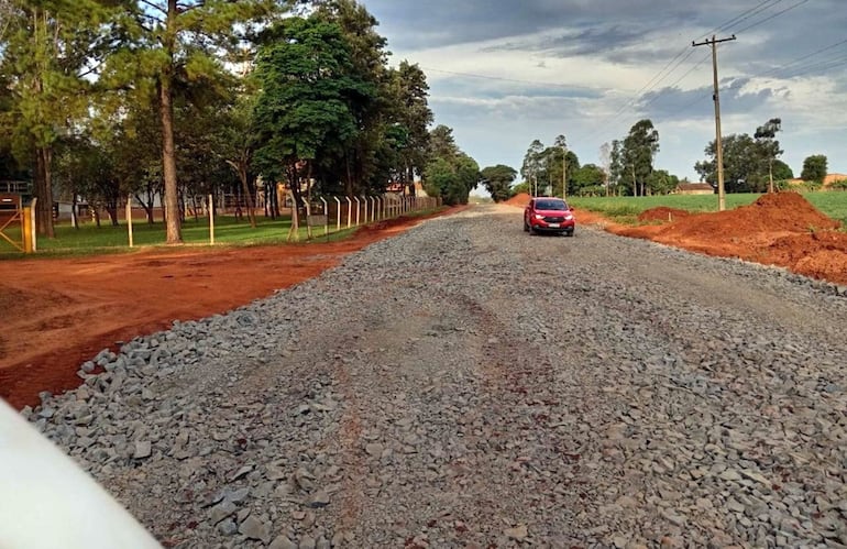 La construcción  avanza en Caaguazú, mejorando el traslado de las mercancías en la región.