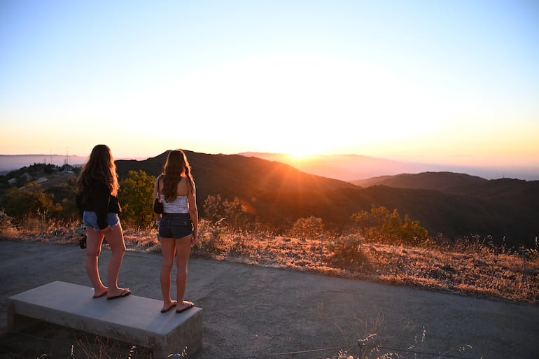 Los bellos atardeceres que pueden ser observados desde los parques naturales.