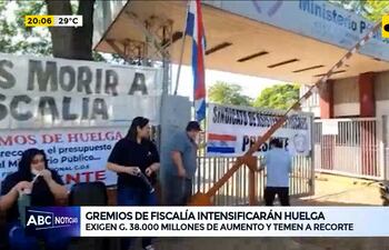 Gremios de fiscalía intensificarán huelga