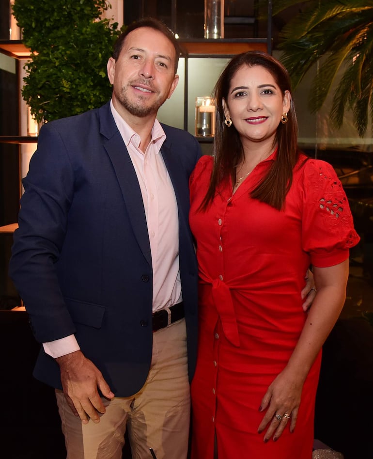 Alejandro Caballero y Diana Fleitas.