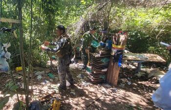 Allanamientos en simultáneo en Canindeyú, dentro del marco de la Operación Escudo Guaraní.