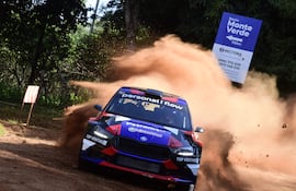 Migue Zaldívar y Luis Allende, con este Škoda Fabia RS Rally2, fueron los vencedores en el 2025.