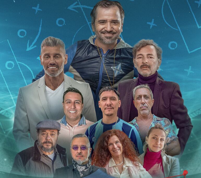 El elenco de la primera temporada de la serie "DT: La Misión", que se emitirá desde mañana a las 21:30 en el SNT