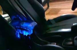 Así son los rastros de sangre hallados en la camioneta de Félix Kanazawa tras la inspección con quimioluminiscencia