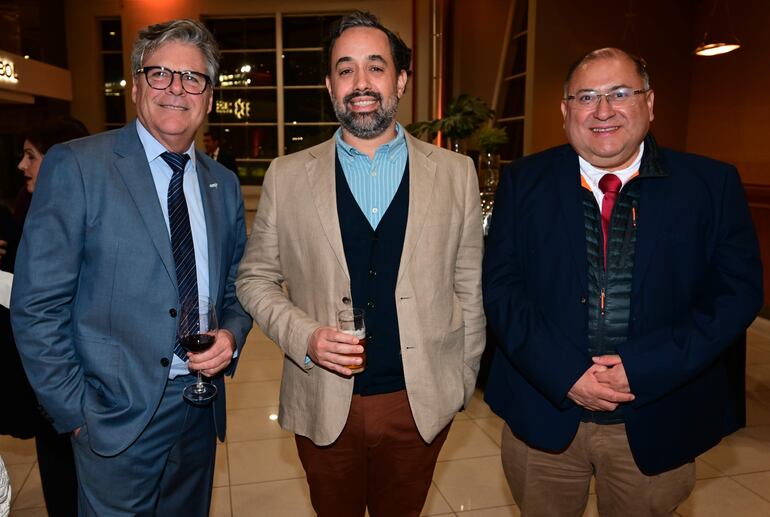 Jaime Guazzini, Francisco Díaz e Iván López.